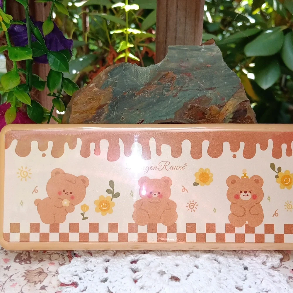 🆕️DRAGONRANEE MINI LIPGLOSS/LIP TINT SET OF 10 IN ADORABLE 🧸TEDDY🧸BOX *Y2K*
